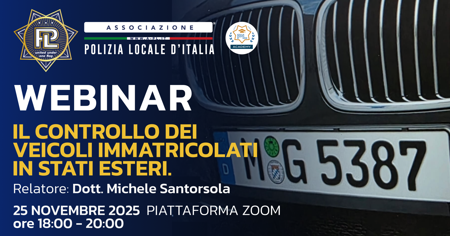 IL CONTROLLO DEI VEICOLI IMMATRICOLATI IN STATI ESTERI